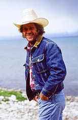 thumbnail link to photograph of Steve at Yellowstone