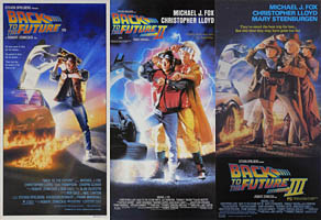 original Australian daybill posters Back To the Future Parts I, II and III