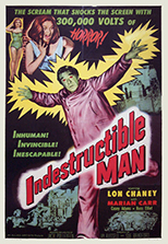original 1956 1 Sheet poster The Indestructible Man